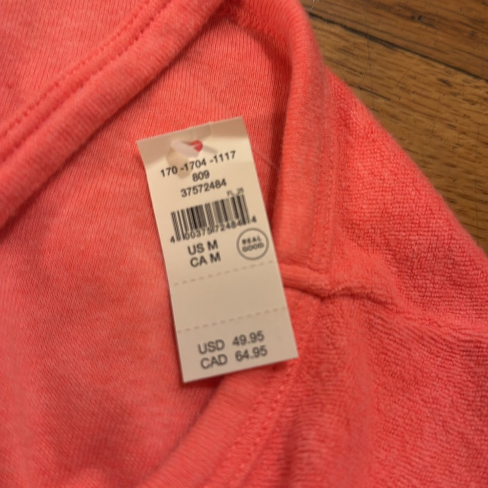 Aerie Offline Pink Terry Cloth Summer Beach Cover Up Mini Dress size M NWT - Picture 4 of 7